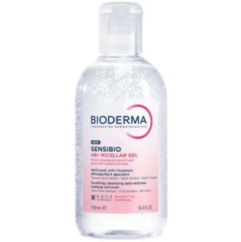 Bioderma Sensibio AR+ Gel Micellare - Gel detergente struccante anti-rossore - 250 ml