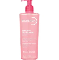 Bioderma Sensibio Gel Moussant - Detergente struccante lenitivo per pelle sensibile - 500 ml