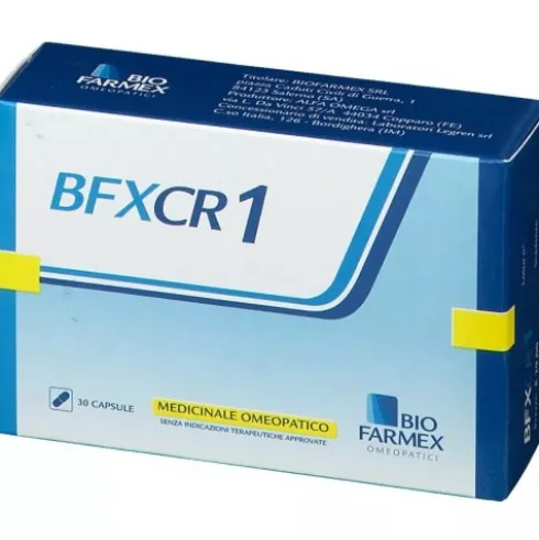 Biofarmex BFX CR 1 Omeopatico per Allergie 30 Capsule da 500mg