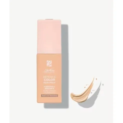 Bionike Defence Color Hydra Glow Fondotinta SPF15 01 - Fondotinta idratante effetto glow - Tonalità Ivory - 30 ml