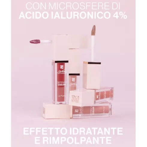 Bionike Defence Color Lip Plump 04P - Lucidalabbra volumizzante extra lucido - Tonalità Sorbetto alla guava - 4,5 ml