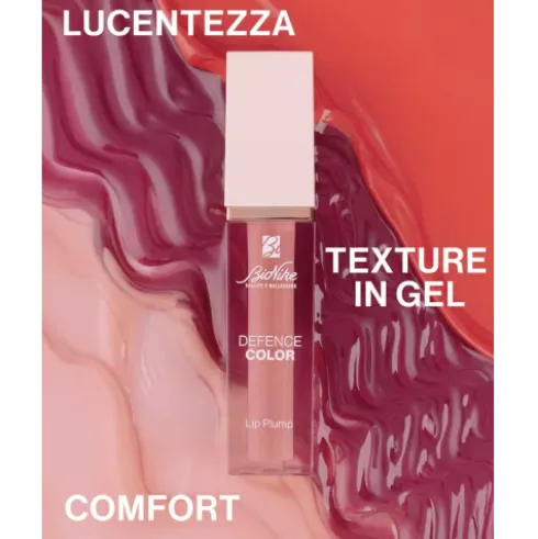 Bionike Defence Color Lip Plump 04P - Lucidalabbra volumizzante extra lucido - Tonalità Sorbetto alla guava - 4,5 ml