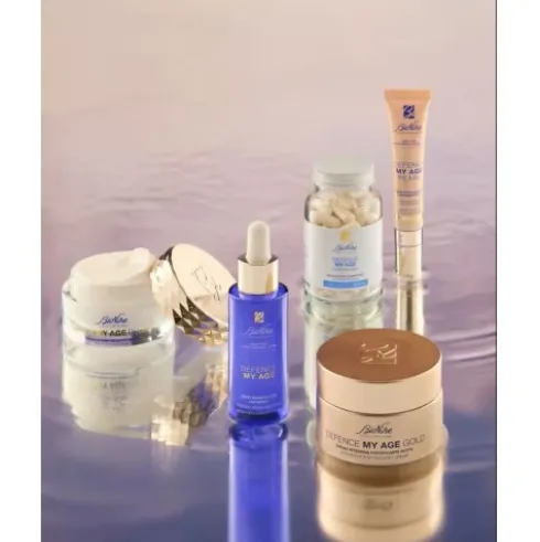 Bionike Defence My Age Diamond Crema Dermo-Ricostituente - Crema viso nutriente antietà per pelle matura - 50 ml