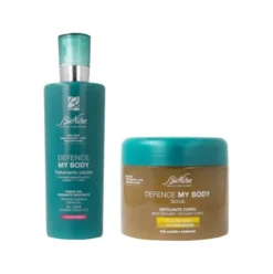 Bionike Rituale Corpo Drenante e Levigante - My Body Crema Gel Anticellulite 400 ml + Scrub esfoliante corpo 350 ml - Special pack