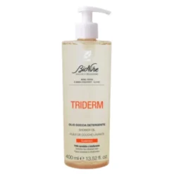 Bionike Triderm Olio Doccia Detergente - Olio lavante delicato per pelle secca e sensibile - 400 ml