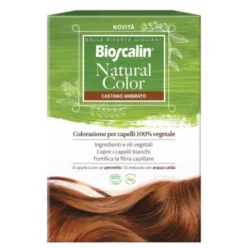 Bioscalin Natural Color Colorazione per Capelli Naturale Colore Castano Ambrato