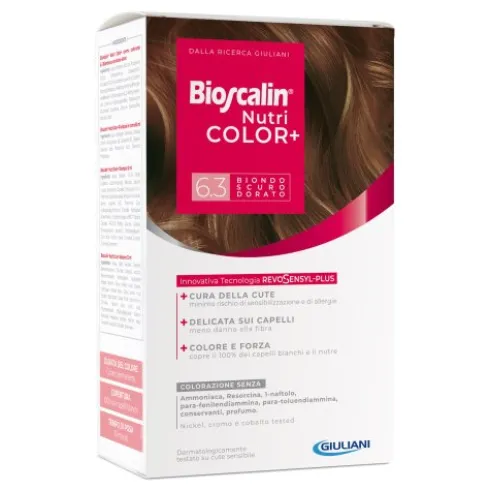 Bioscalin Nutricolor Tintura numero 6.3 - Tinta capelli colore Biondo Scuro Dorato