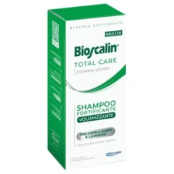Bioscalin Total Care Shampoo Fortificante Volumizzante - Ideale per capelli deboli di uomo e donna - 200 ml - Nuova formula