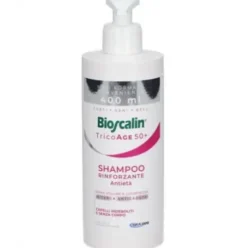 Bioscalin Tricoage 50+ Shampoo Rinforzante - Ideale per capelli sottili e diradati - 400 ml