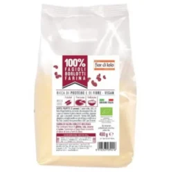 Biotobio Farina di Fagioli Borlotti Bio Ricca di Fibre 400g