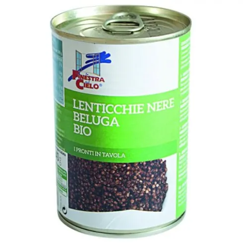 Biotobio Lenticchie Nere Beluga Pronte Bio 400g
