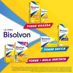 Bisolvon Linctus Sciroppo - Mucolitico per Catarro e Tosse Grassa - Gusto Cioccolato e Ciliegia - 200 ml