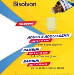 Bisolvon Soluzione Orale Gocce - Mucolitico Contro Catarro e Tosse Grassa - 40 ml