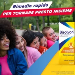 Bisolvon Soluzione Orale Gocce - Mucolitico Contro Catarro e Tosse Grassa - 40 ml