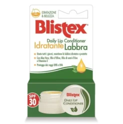 Blistex Idratante Labbra SPF30 Balsamo Labbra con Aloe Vera Vaso 7ml