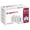 Bodyform Cartucce Filtranti Bi-Flux F4P Ricambio Anticalcare in Confezione da 4 Pezzi