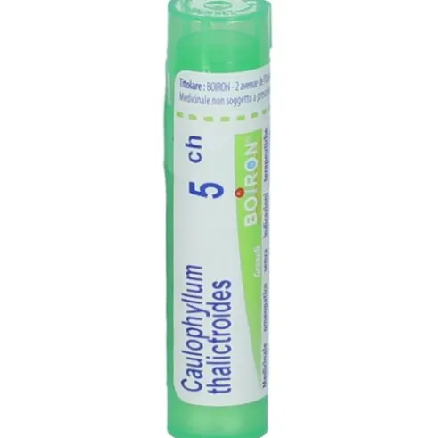 Boiron Caulophyllum Thalictroides 5CH Granuli Omeopatici da 4g