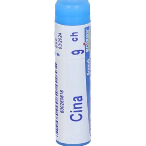 Boiron Cina 9CH Globuli Omeopatico per Irritabilità, Nervosismo e Insonnia