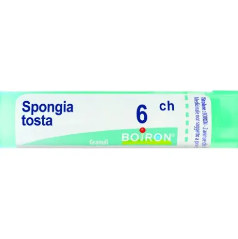 Boiron Spongia Tosta 6CH Granuli Omeopatico in Tubo da 4g