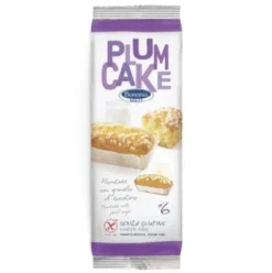 Bononia Plumcake Senza Glutine con Granella di Zucchero 222g (6x37g)