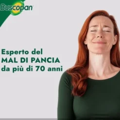 Buscopan Supposte - Contro Mal di Pancia, Dolori e Crampi Addominali - 6 supposte 10 mg