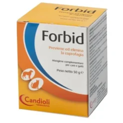 Candioli Forbid Mangime Complementare in Polvere per Cani e Gatti Coprofagia 50 g