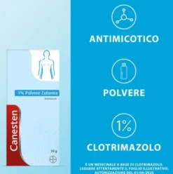 Canesten Polvere Cutanea 1% - Polvere antimicotica - 30 g