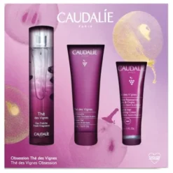 Caudalie Cofanetto di Natale 2023 The Des Vignes - Acqua profumata 50 ml + Gel doccia 50 ml + Crema mani e unghie 30 ml