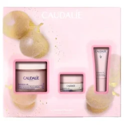 Caudalie Cofanetto di Natale 2024 Resveratrol Lift - Crema Cashmere 50 ml + Crema Tisana della Notte 15 ml + Trattamento liftante occhi 5 ml