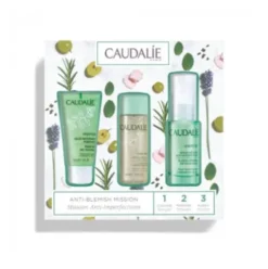 Caudalie Cofanetto Vinopure - Gel Detergente Purificante 30 ml + Tonico purificante 50 ml + Siero Infusione Anti Imperfezioni 30 ml