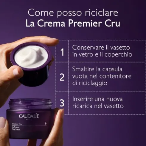 Caudalie Premier Cru Crema Ricarica - Refill crema viso - 50 ml - Nuova formula