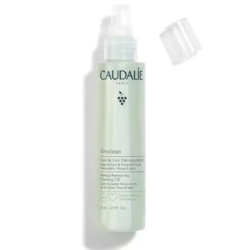 Caudalie Vinoclean Olio Struccante - Adatto per viso ed occhi - 75 ml