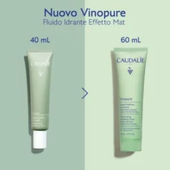 Caudalie Vinopure Fluido Idratante Effetto Mat - Adatto per pelle mista o con imperfezioni - 60 ml - Novità 2025