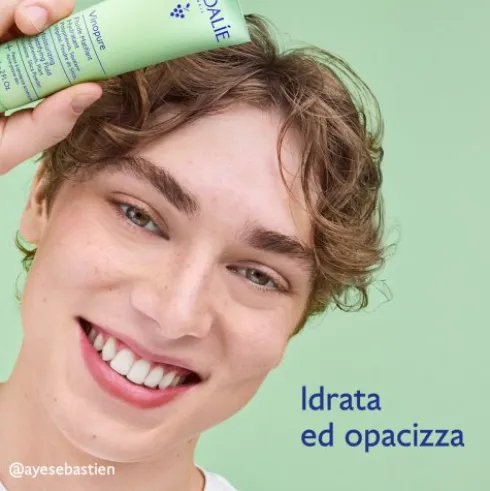 Caudalie Vinopure Fluido Idratante Effetto Mat - Adatto per pelle mista o con imperfezioni - 60 ml - Novità 2025