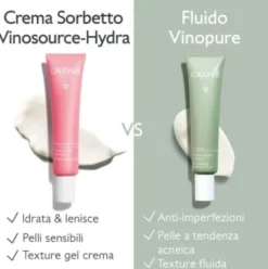 Caudalie Vinopure Fluido Idratante Effetto Mat - Adatto per pelle mista o con imperfezioni - 40 ml