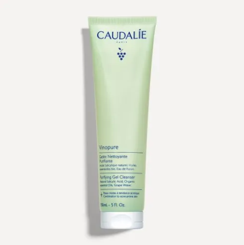 Caudalie Vinopure Gel Detergente Purificante - Gel detergente anti imperfezioni - 150 ml - Nuovo packaging
