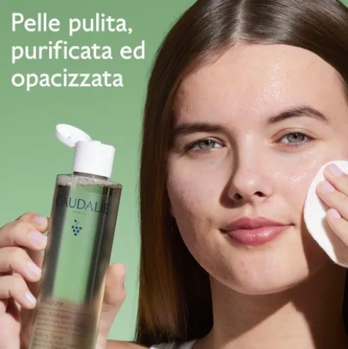 Caudalie Vinopure Lozione Purificante - Adatta per pelle mista e con imperfezioni - 400 ml - Nuovo packaging