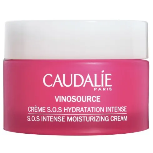 Caudalie Vinosource Crema Sos Idratazione Intensa - Crema fondente effetto seta - 25 ml