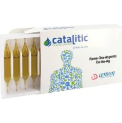 Cemon Catalitic Oligoelementi Rame Oro Argento per Astenia 20 Fiale