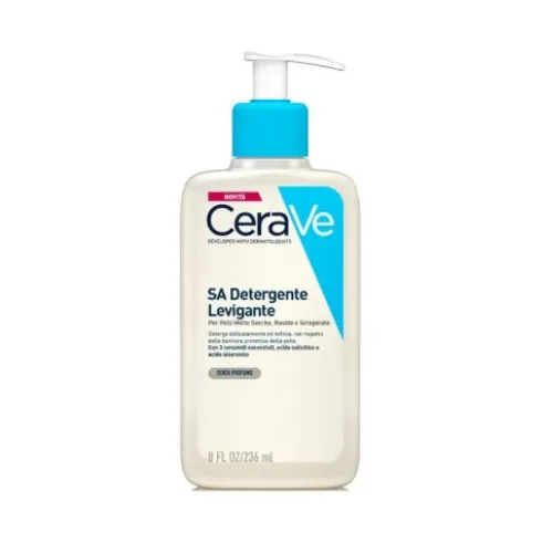 Cerave SA Detergente Levigante Pelle Secca e RuVida con Acido Salicilico 236ml