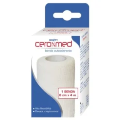 Ceroxmed Benda Elastica Autoaderente per Supporto 8x400 cm