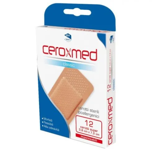 Ceroxmed Classic Super Cerotto 12 Pezzi per Medicazione
