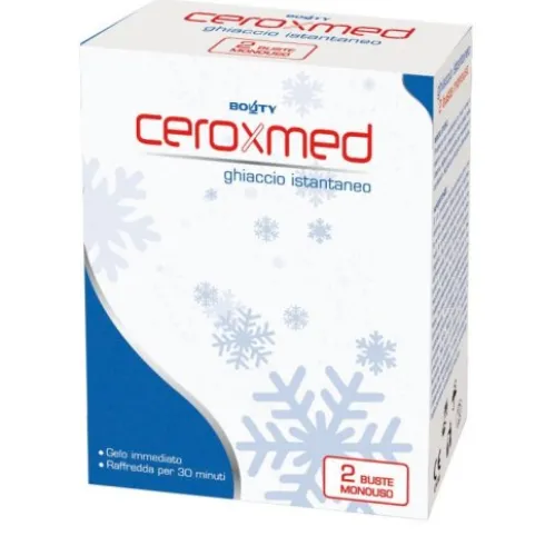 Ceroxmed Ghiaccio Istantaneo Gelo Rapido per Contusioni 2 Buste
