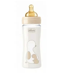 Chicco Biberon Original Touch Vetro 240ml con Tettarella Caucciù