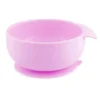 Chicco Ciotola Silicone Rosa con Ventosa per Bambini
