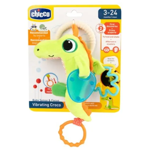 Chicco Coccodrillo Sonaglio Giocattolo da Appendere Bimbo