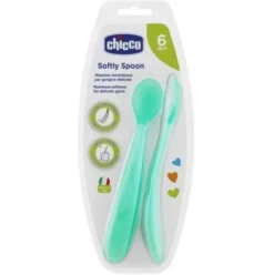Chicco Cucchiaio Silicone Maschile Bi Pack 6m+