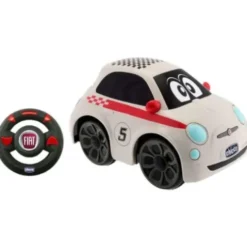Chicco Fiat 500 Sport Auto Radiocomandata con Radiocomando a Volante 2+