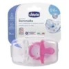 Chicco Gommotto Silicone PhysioForma 0-6 Mesi 2 Pezzi Rosa