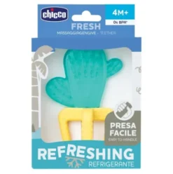 Chicco Massaggiagengive Fresh Cactus 4M+ Refrigerante